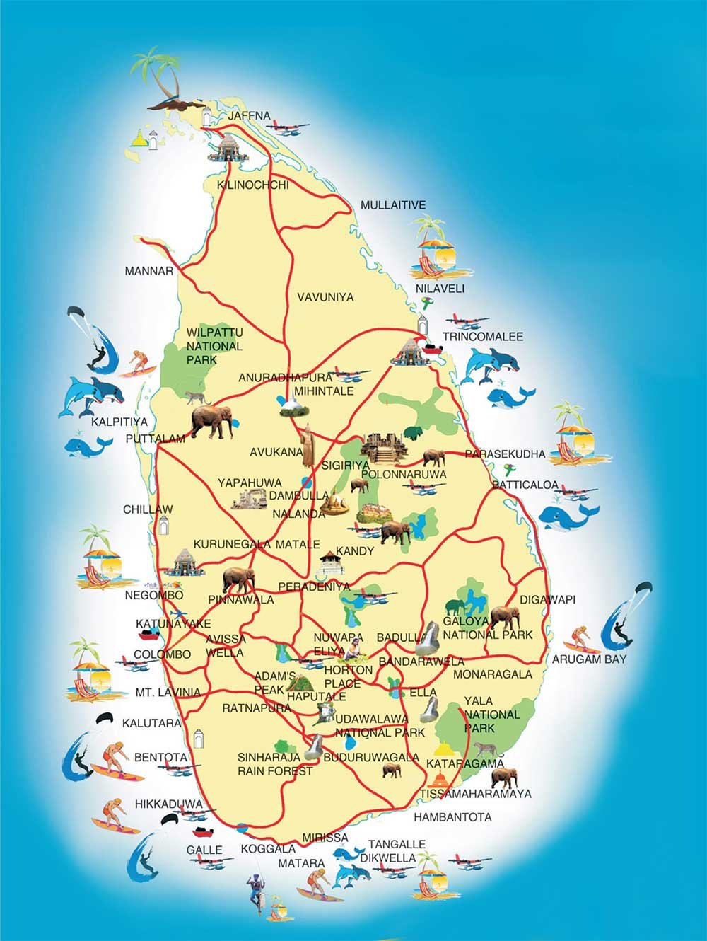 Sri Lanka Map